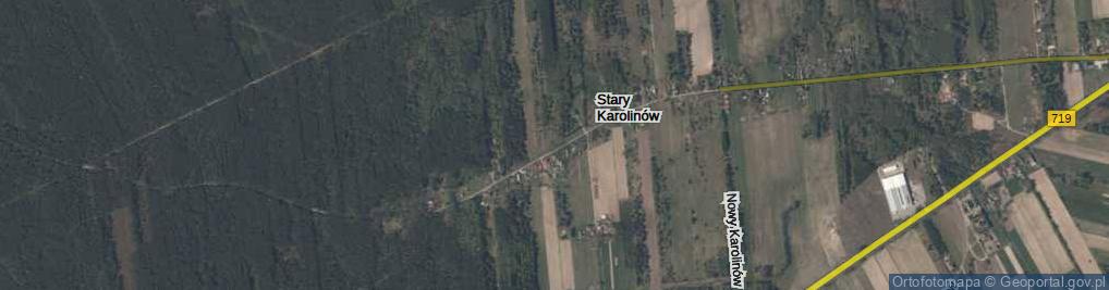 Zdjęcie satelitarne Stary Karolinów ul.